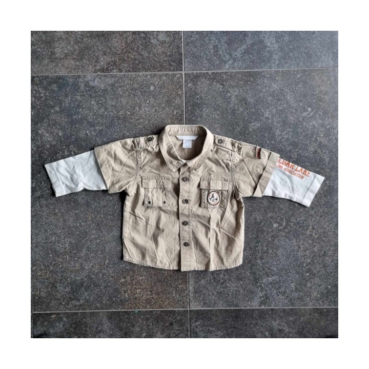 Outlet Suisse – Solderie & Neuf - Chemise kaki "safari" H&M