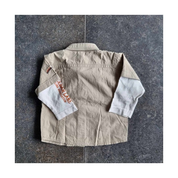 Outlet Suisse – Solderie & Neuf - Chemise kaki "safari" H&M