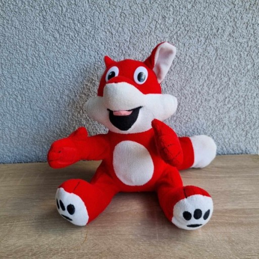 Outlet suisse – Solderie & Neuf - Peluche renard rouge