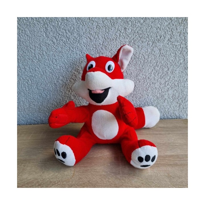 Outlet suisse – Solderie & Neuf - Peluche renard rouge