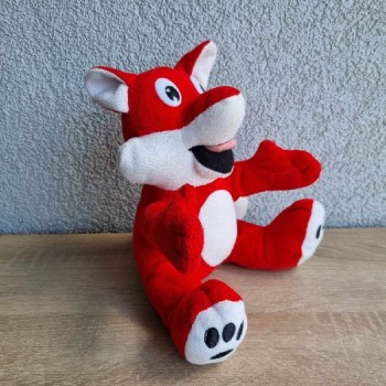 Outlet suisse – Solderie & Neuf - Peluche renard rouge