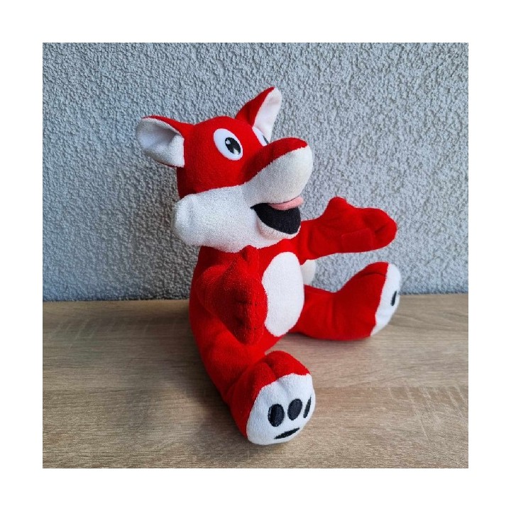 Outlet suisse – Solderie & Neuf - Peluche renard rouge