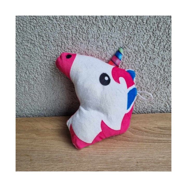 Outlet suisse – Solderie & Neuf - Peluche licorne arc-en-ciel