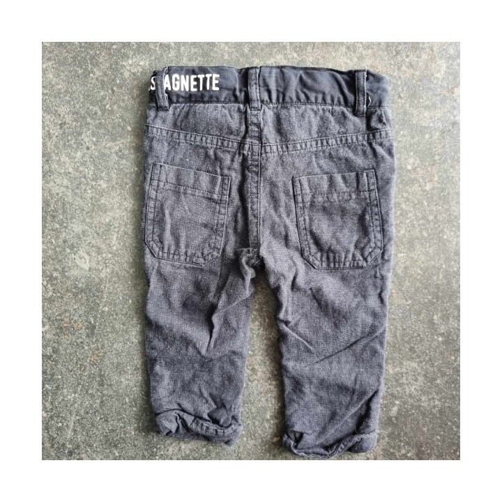 Outlet suisse – Solderie & Neuf - Pantalon noir chiné Lulu Castagnette