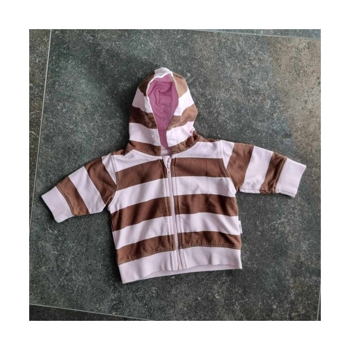 Outlet Suisse – Solderie & Neuf - Sweat rose brun à capuche Logg