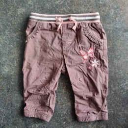 Outlet suisse – Solderie & Neuf - Pantalon brun fille Smile