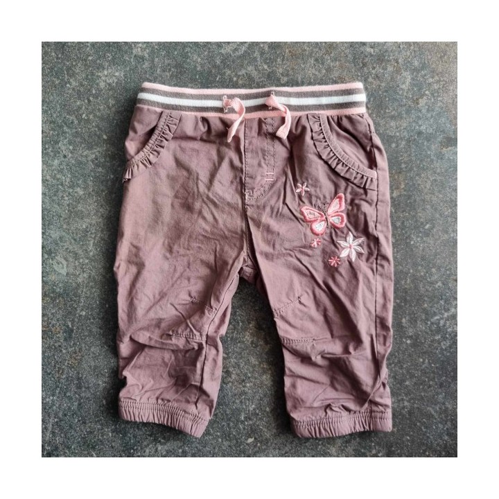 Outlet suisse – Solderie & Neuf - Pantalon brun fille Smile