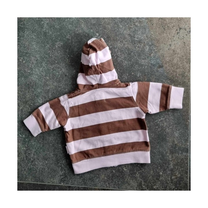 Outlet Suisse – Solderie & Neuf - Sweat rose brun à capuche Logg