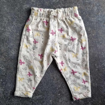 Outlet suisse – Solderie & Neuf - Pantalon pyjama jaune papillons