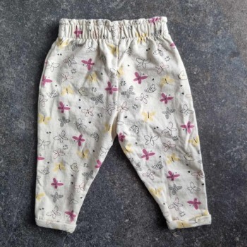 Outlet suisse – Solderie & Neuf - Pantalon pyjama jaune papillons