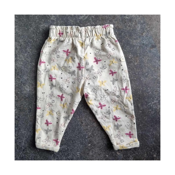 Outlet suisse – Solderie & Neuf - Pantalon pyjama jaune papillons