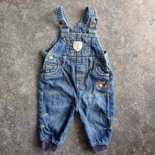 Outlet suisse – Solderie & Neuf - Salopette jeans bleue Fagottino