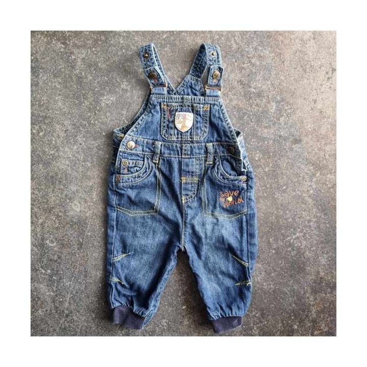 Outlet suisse – Solderie & Neuf - Salopette jeans bleue Fagottino