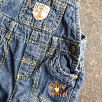 Outlet suisse – Solderie & Neuf - Salopette jeans bleue Fagottino