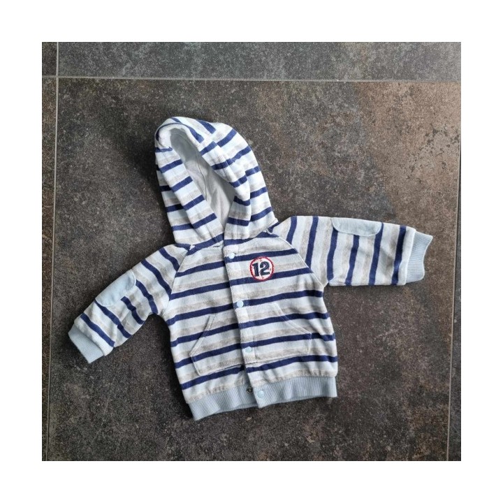 Outlet Suisse – Solderie & Neuf - Sweat à capuche rayé Baby Wear