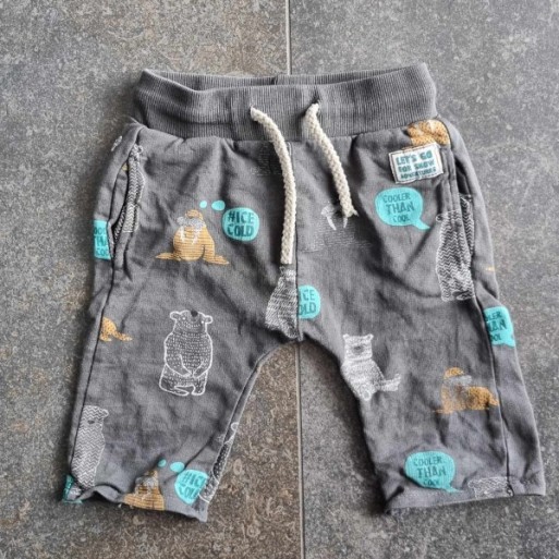 Outlet suisse – Solderie & Neuf - Pantalon gris animaux polaires