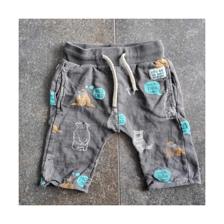 Outlet suisse – Solderie & Neuf - Pantalon gris animaux polaires