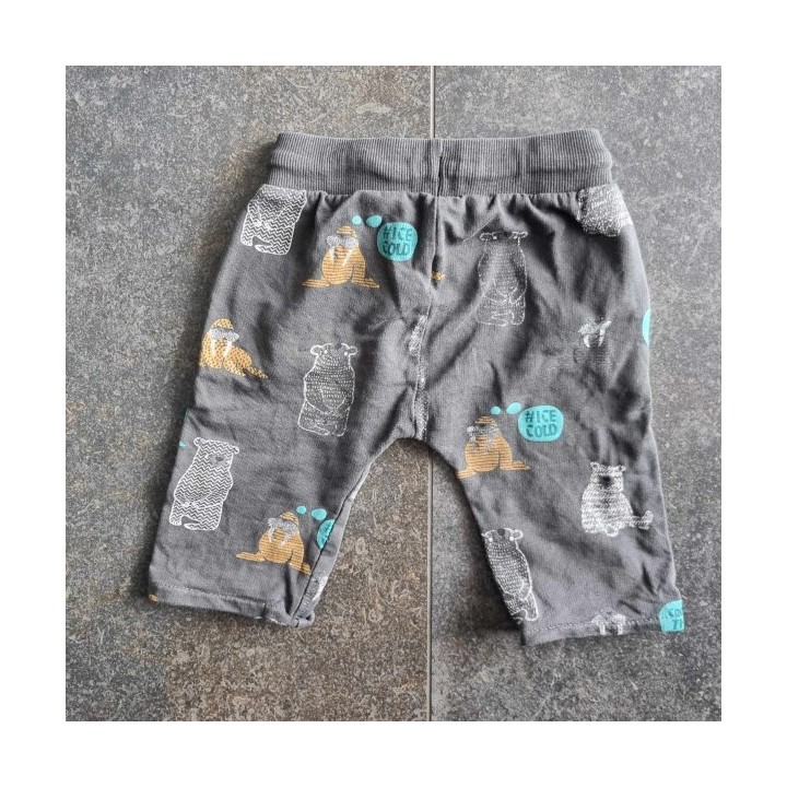 Outlet suisse – Solderie & Neuf - Pantalon gris animaux polaires
