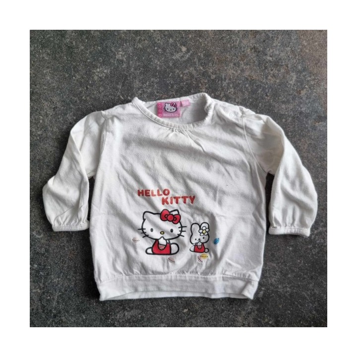 Outlet suisse – Solderie & Neuf - T-shirt blanc Hello Kitty