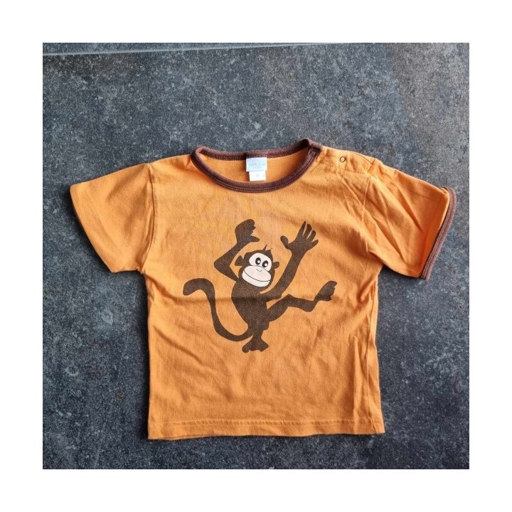Outlet suisse – Solderie & Neuf - T-shirt orange singe Campus