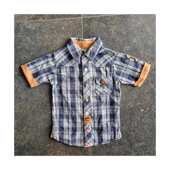 Outlet suisse – Solderie & Neuf - Chemise rayée grise Blue Seven