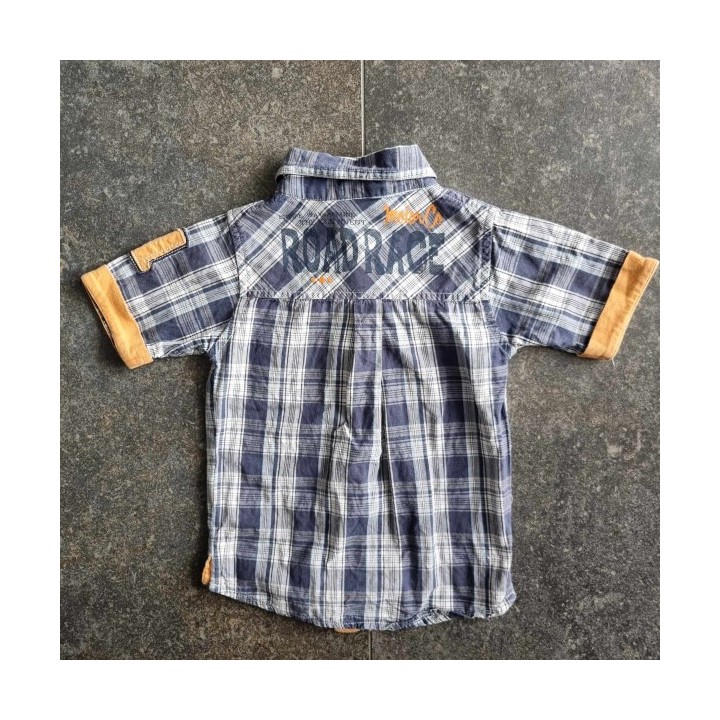 Outlet suisse – Solderie & Neuf - Chemise rayée grise Blue Seven