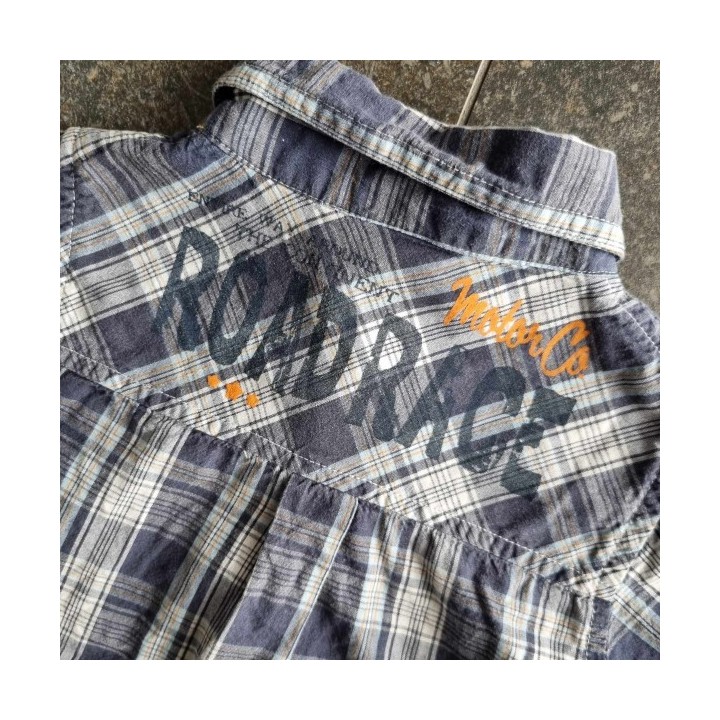 Outlet suisse – Solderie & Neuf - Chemise rayée grise Blue Seven