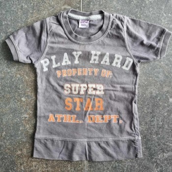 Outlet suisse – Solderie & Neuf - T-shirt brun Super Star BRZ Kids