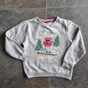 Outlet suisse – Solderie & Neuf - Pull gris Xmas Dude BKL Wear