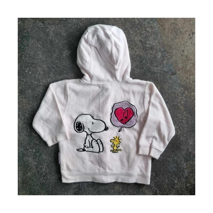 Outlet suisse – Solderie & Neuf - Sweat rose pâle Snoopy H&M