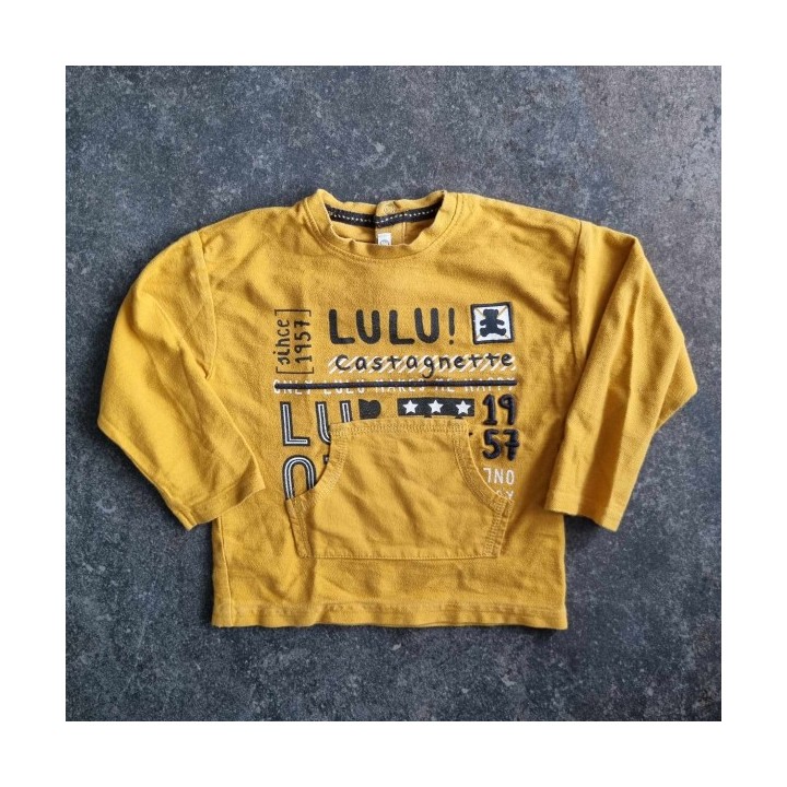 Outlet suisse – Solderie & Neuf - Sweat moutarde Lulu Castagnette