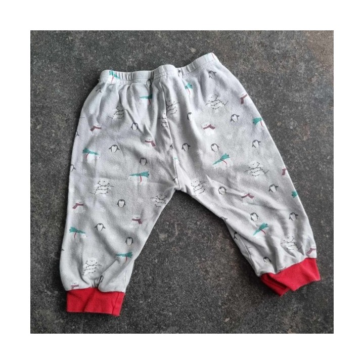 Outlet Suisse – Solderie & Neuf - Pantalon de pyjama Smile gris nordiq