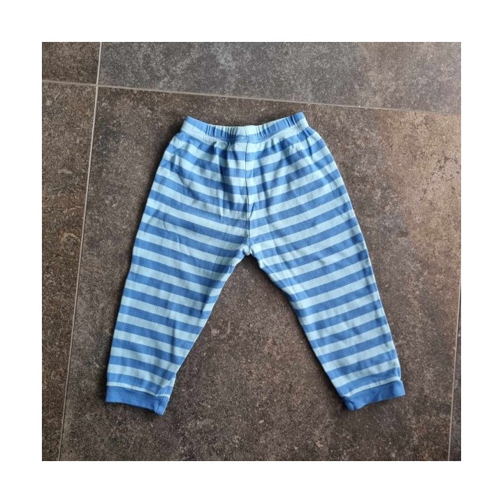 Outlet Suisse – Solderie & Neuf - Pantalon de pyjama Smile rayé bleu