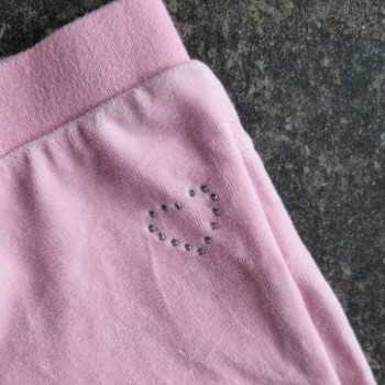 Outlet Suisse – Solderie & Neuf - Pantalon de pyjama rose Smile Coeur