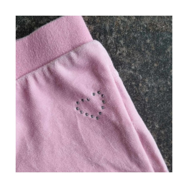 Outlet Suisse – Solderie & Neuf - Pantalon de pyjama rose Smile Coeur