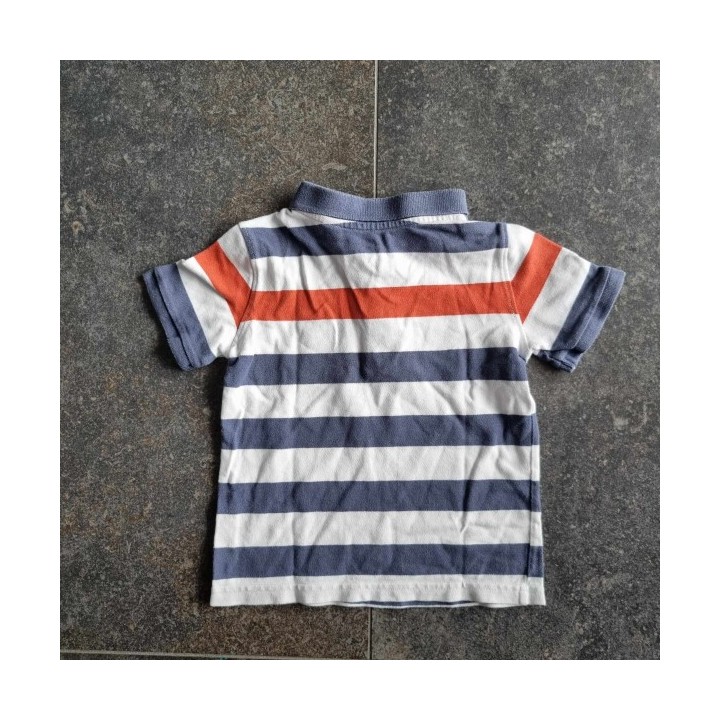 Solderie suisse – Seconde main & Neuf - Polo blanc rayé Okaidi