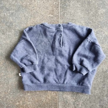 Solderie suisse – Seconde main & Neuf - Sweat bleu Super Power Smile