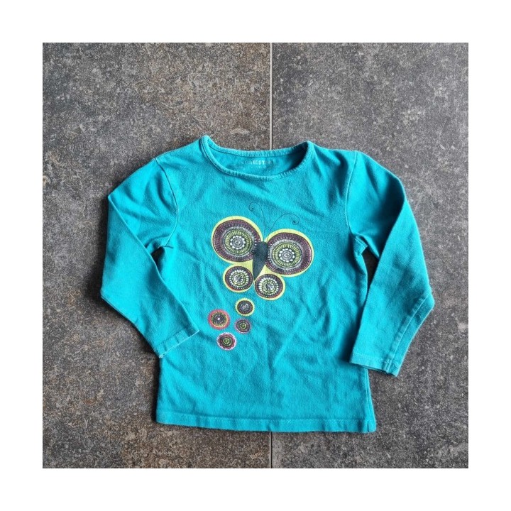 Solderie suisse – Seconde main & Neuf - T-shirt turquoise papillon Orc