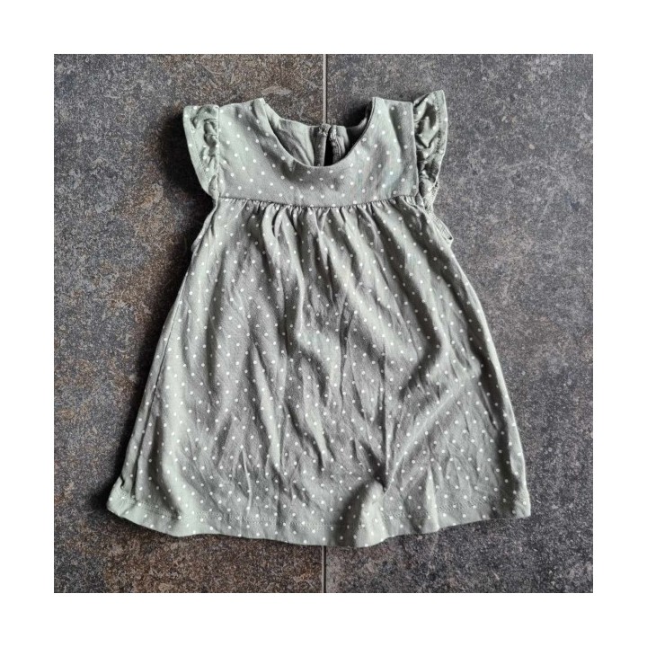 Solderie suisse – Seconde main & Neuf - Robe verte pois C&A