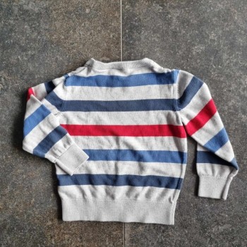 Solderie suisse – Seconde main & Neuf - Pull gris rayé C&A