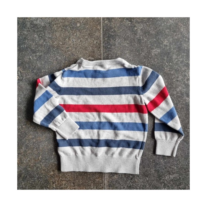 Solderie suisse – Seconde main & Neuf - Pull gris rayé C&A
