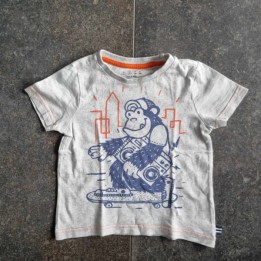 Solderie suisse – Seconde main & Neuf - T-shirt gris singe skater