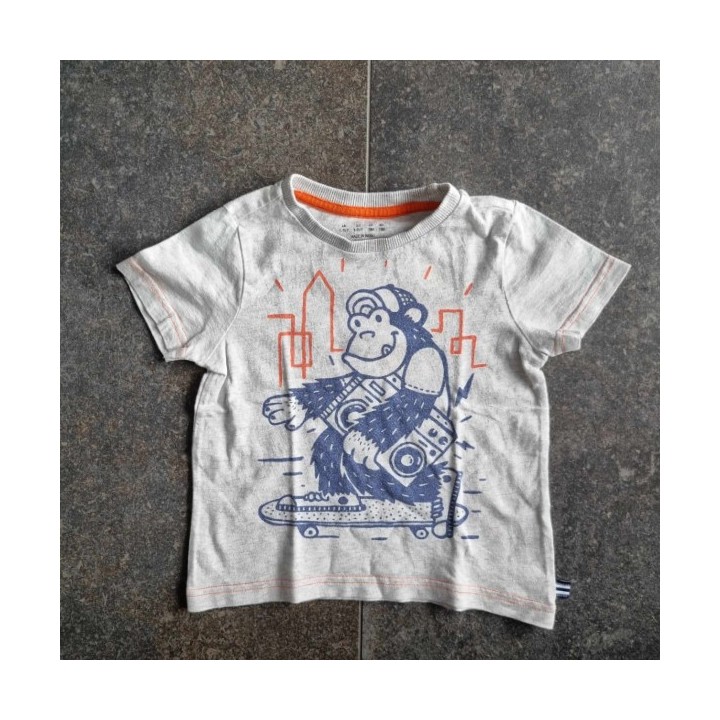 Solderie suisse – Seconde main & Neuf - T-shirt gris singe skater