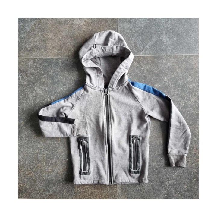 Solderie suisse – Seconde main & Neuf - Sweat gris à capuche Alive