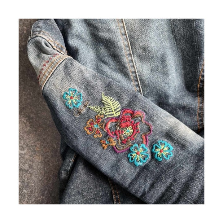 Solderie suisse – Seconde main & Neuf - Veste jeans doublée Catimini