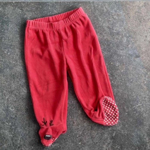 Outlet Suisse – Solderie & Neuf - Pantalon de pyjama rouge cerf