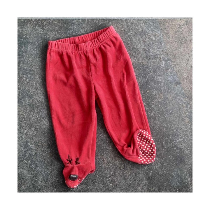 Outlet Suisse – Solderie & Neuf - Pantalon de pyjama rouge cerf