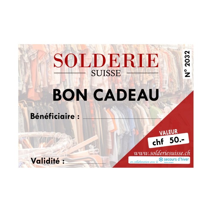 Bon cadeau