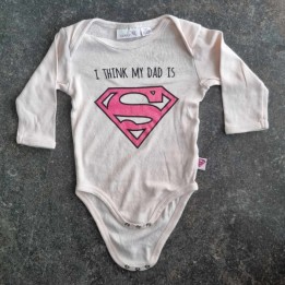 La Solderie-Seconde main et neuf - Body rose pâle Super Girl