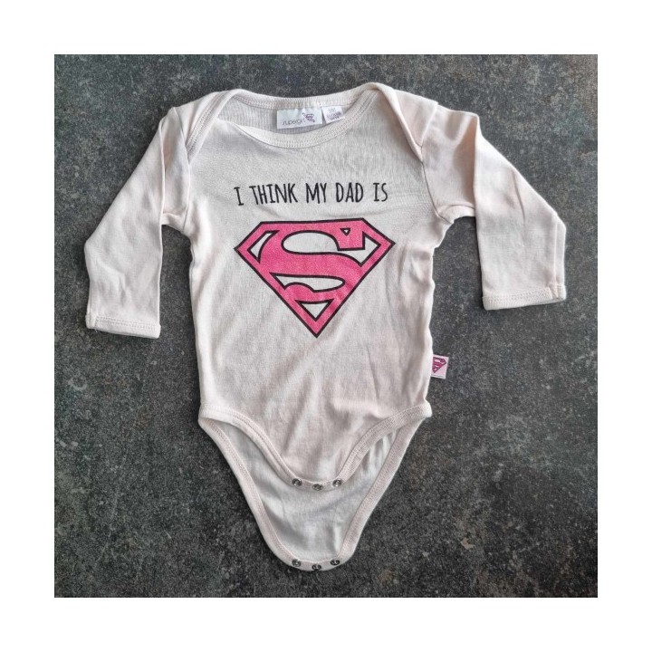 La Solderie-Seconde main et neuf - Body rose pâle Super Girl
